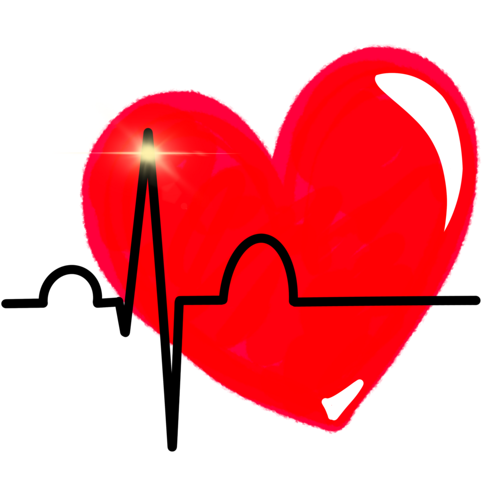 corazón logo diseño, corazón ilustración png