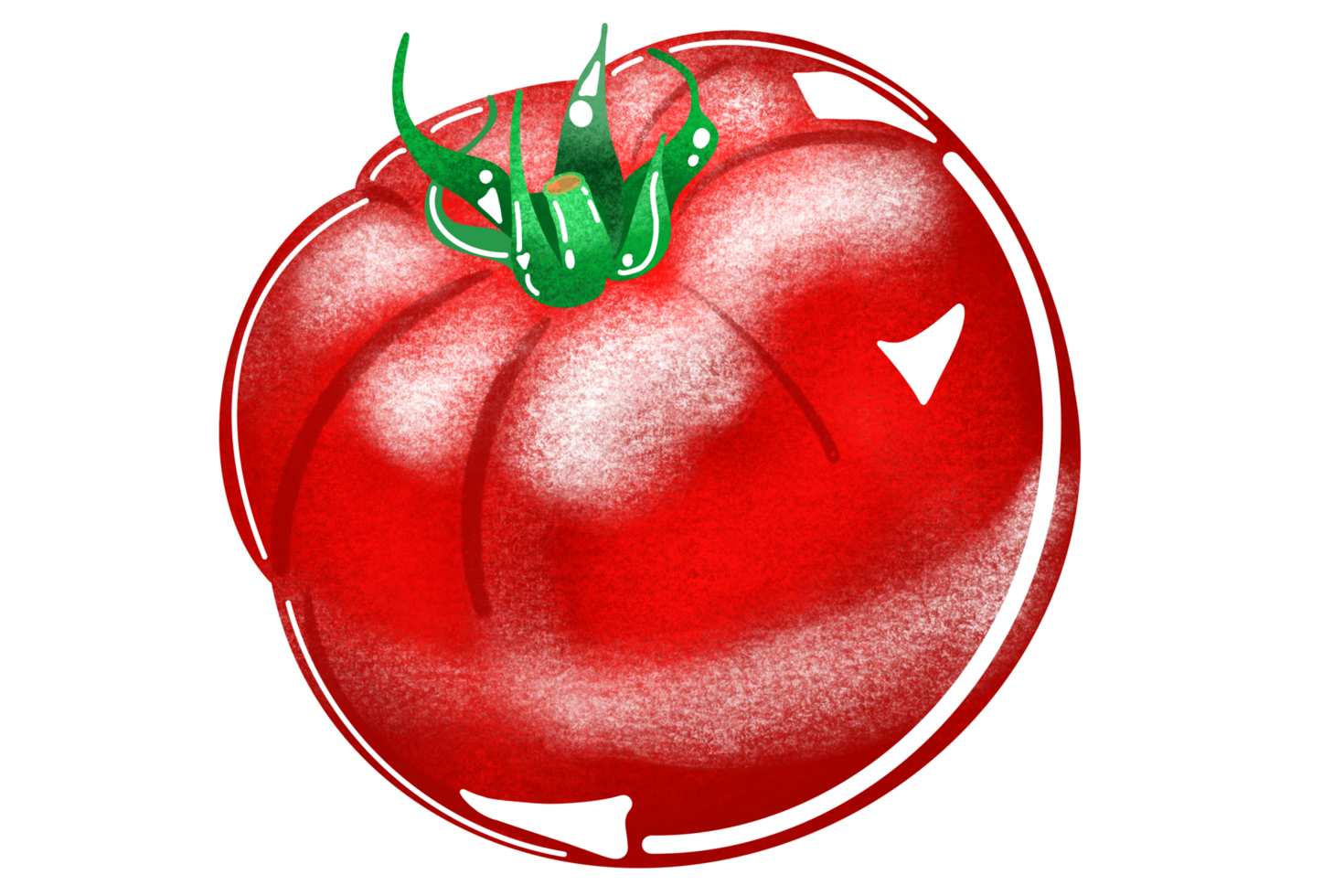 Tomato isolated, big tomato, drawing tomato, vegetable, fruit png