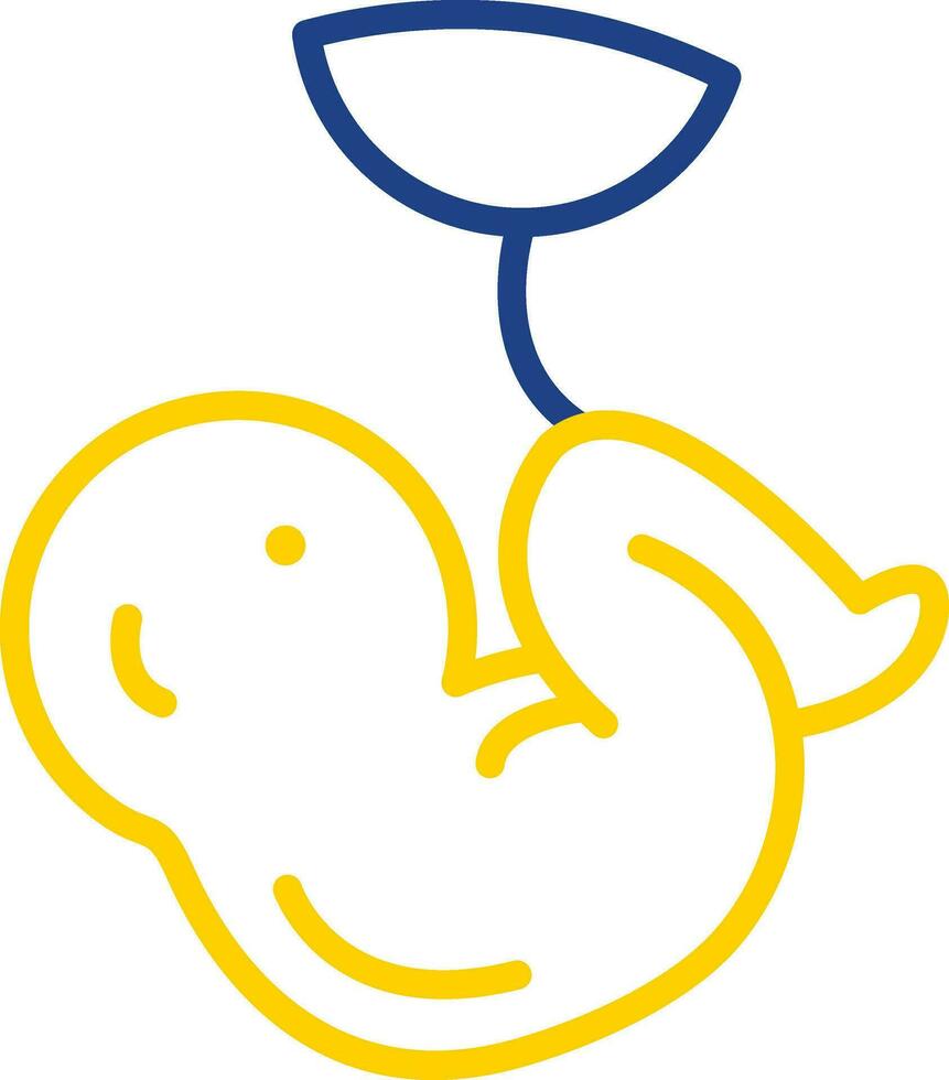 Fetus Vector Icon Design