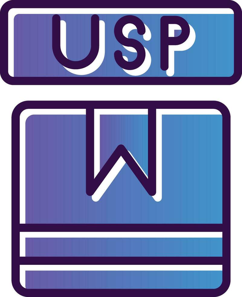 usp vector icono diseño