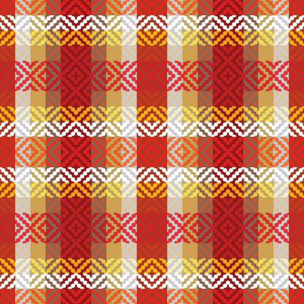 Tartan Plaid Seamless Pattern. Plaids Pattern Seamless. Traditional Scottish Woven Fabric. Lumberjack Shirt Flannel Textile. Pattern Tile Swatch Included. vector