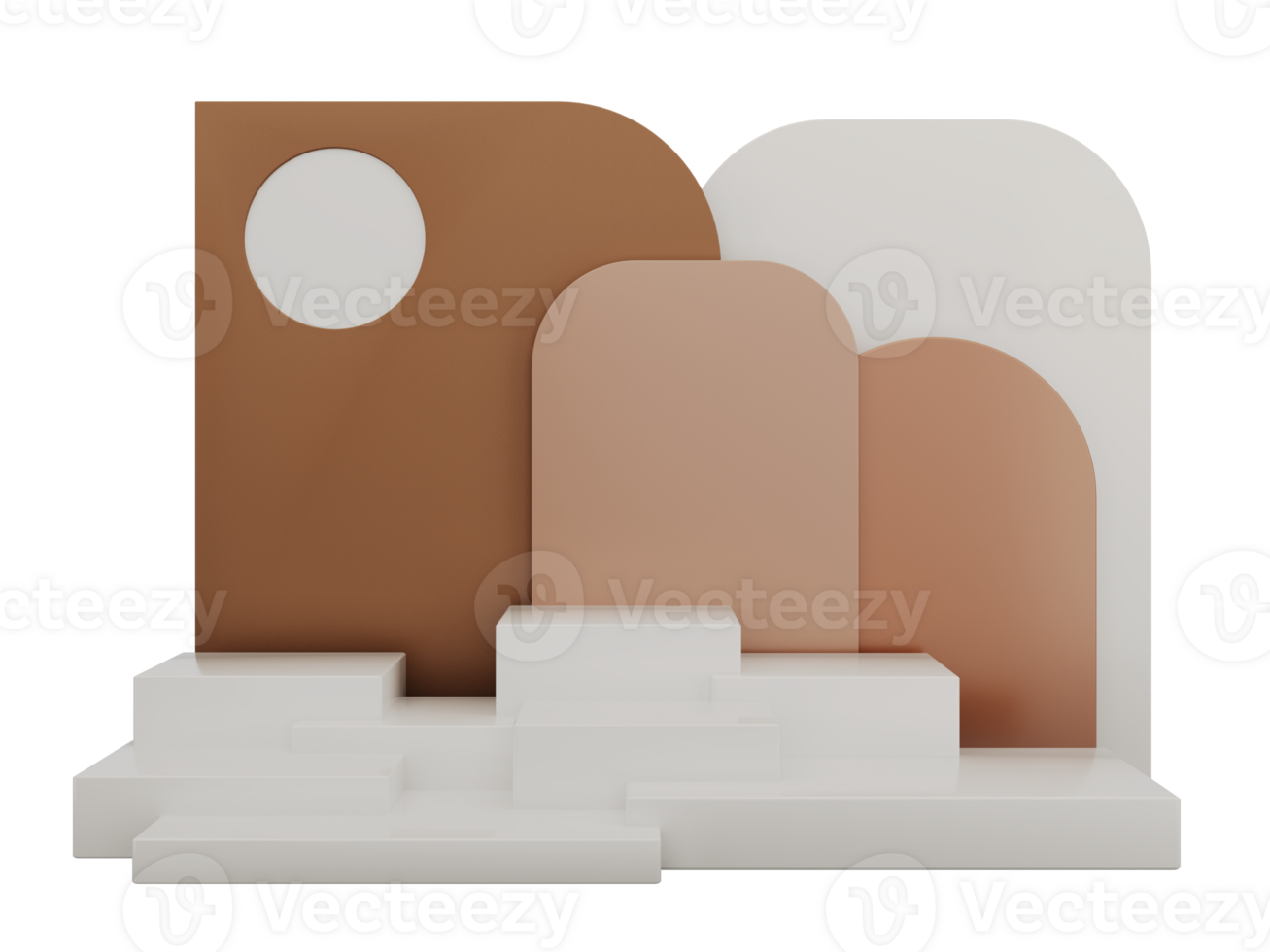 abstract geometric shape pastel color template minimal modern style wall background,for booth podium stage display table mock up composition 3d rendering png