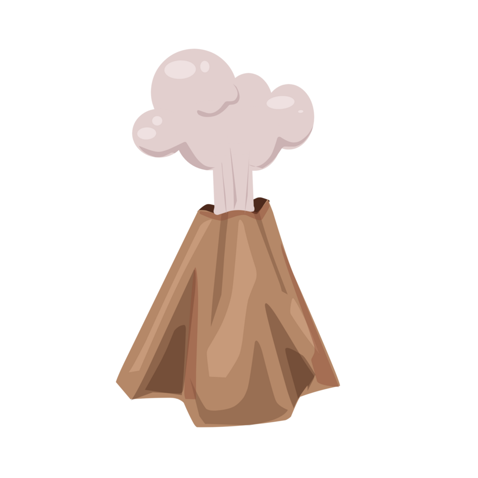 Volcano eruption Illustration png