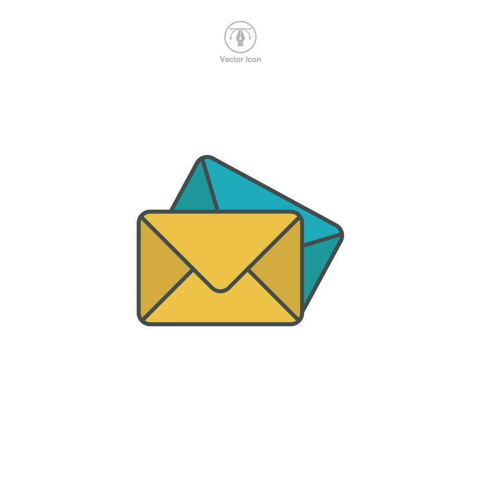 A vector illustration of a mail icon, symbolizing communication, messages, or correspondence. Ideal for web interfaces, email platforms, and digital communication