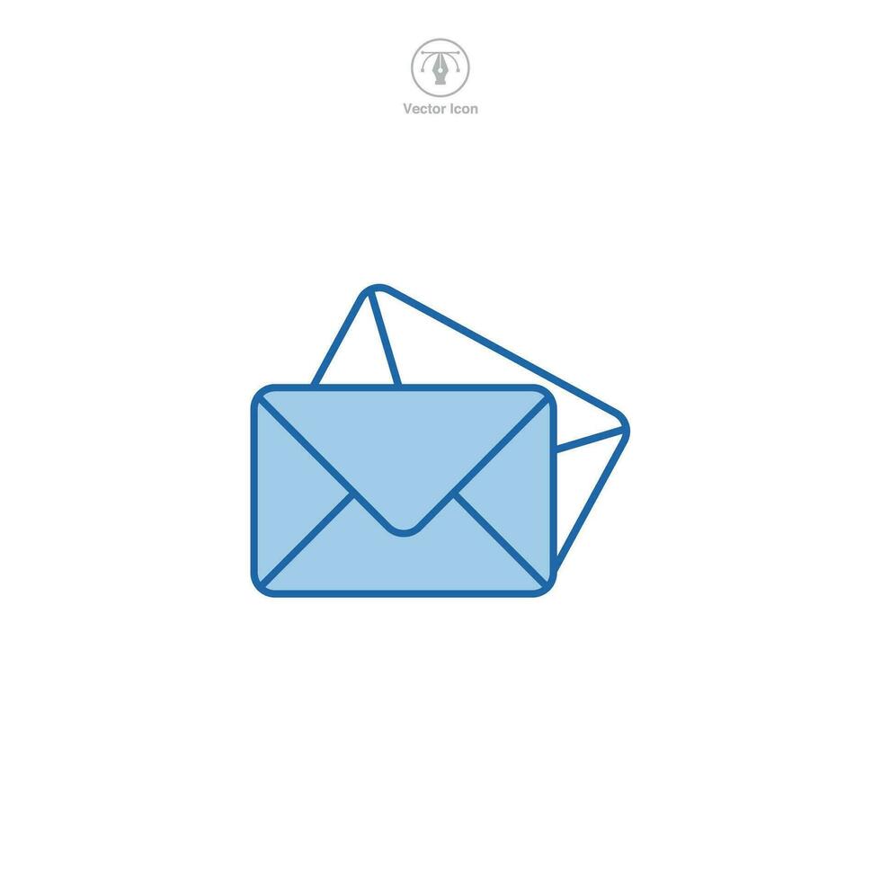 A vector illustration of a mail icon, symbolizing communication, messages, or correspondence. Ideal for web interfaces, email platforms, and digital communication