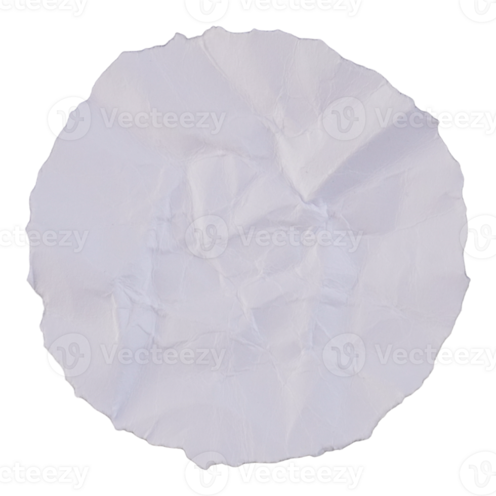Handmade Ripped Paper Circle png