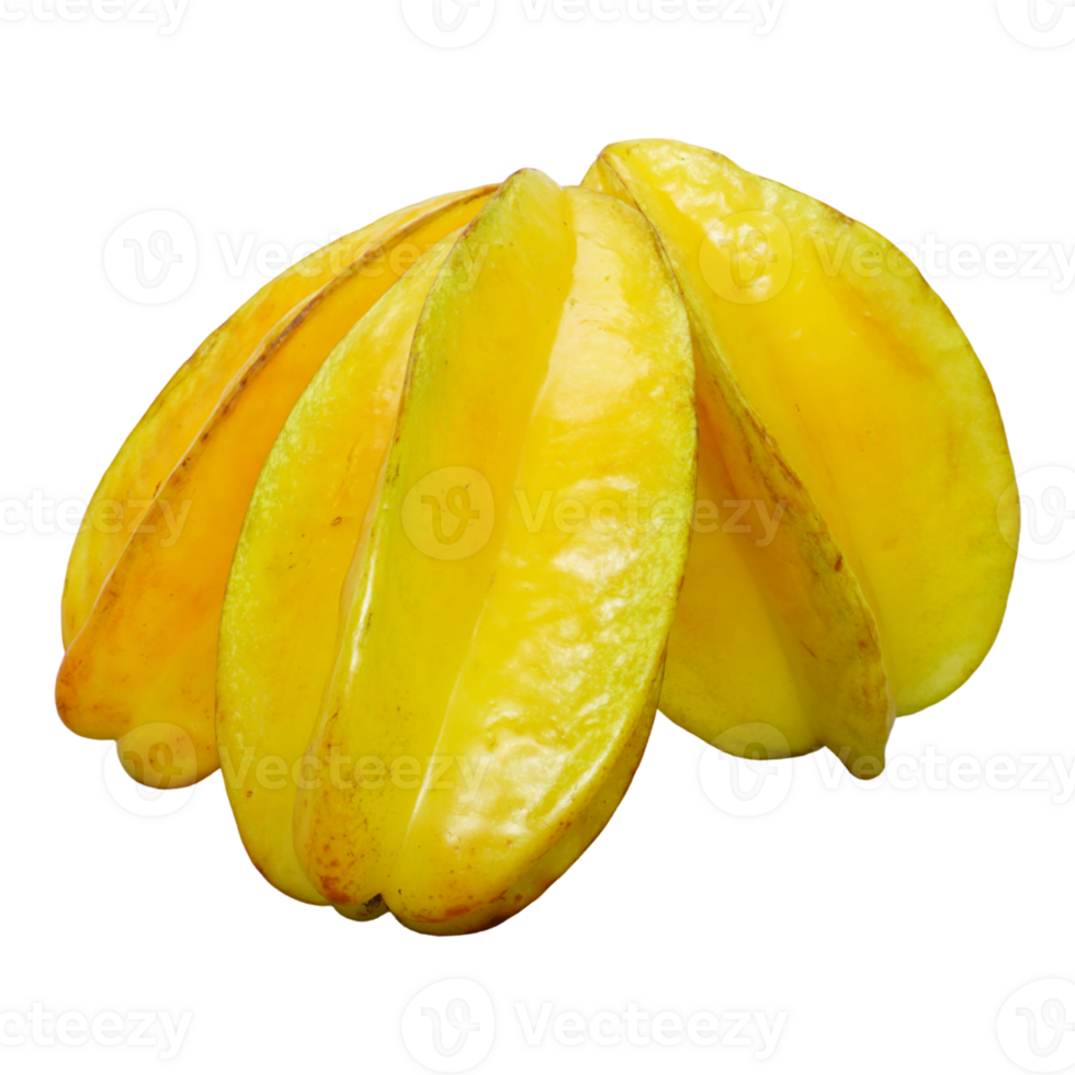 Refreshing Star Fruit Cutout png