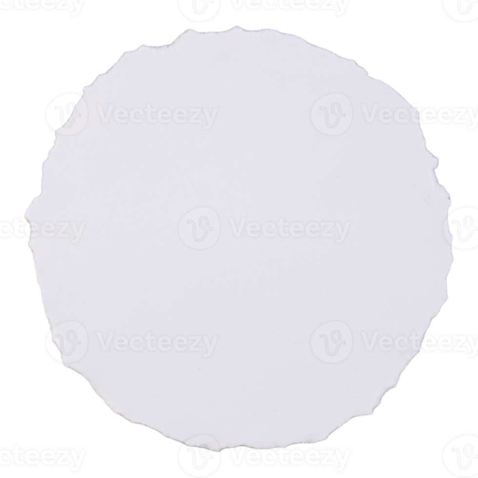 Texture Ripped Paper Circle png