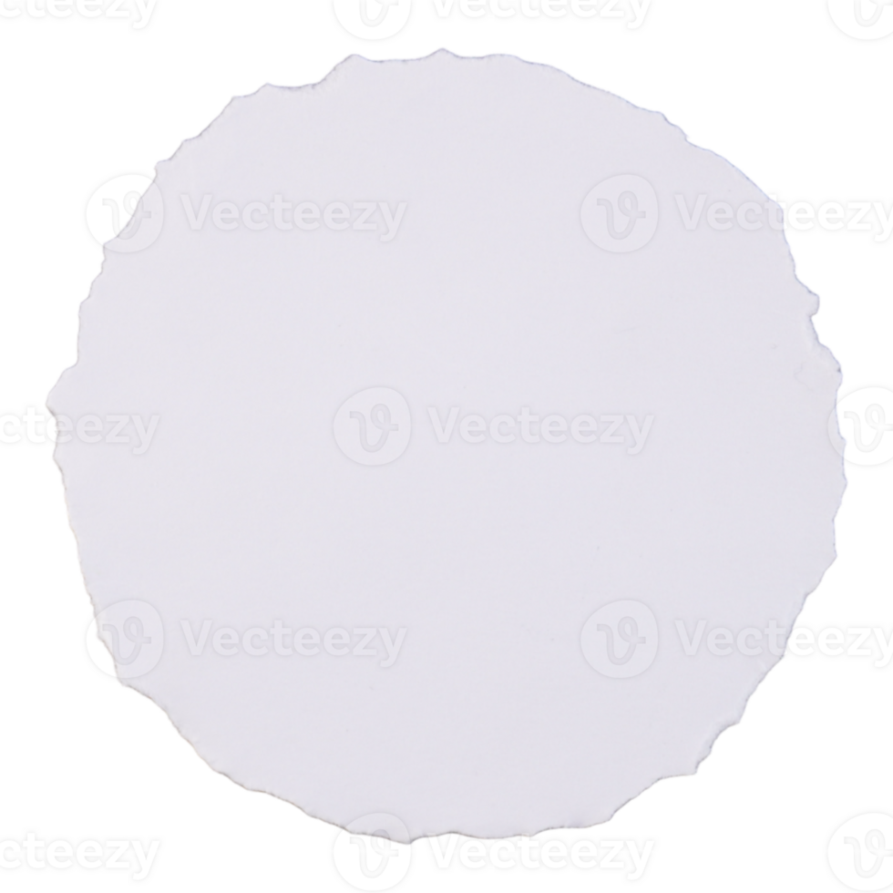 texture déchiré papier cercle png