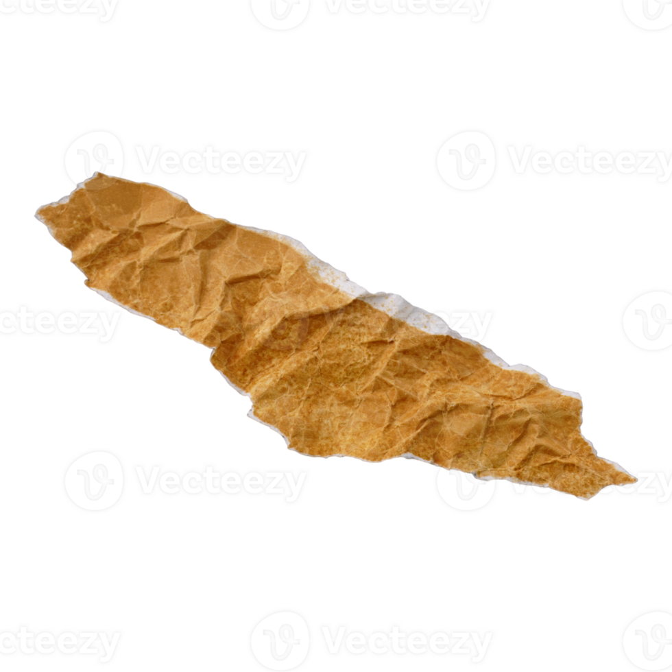 Creative Ripped Crumpled Old Paper Cutout png