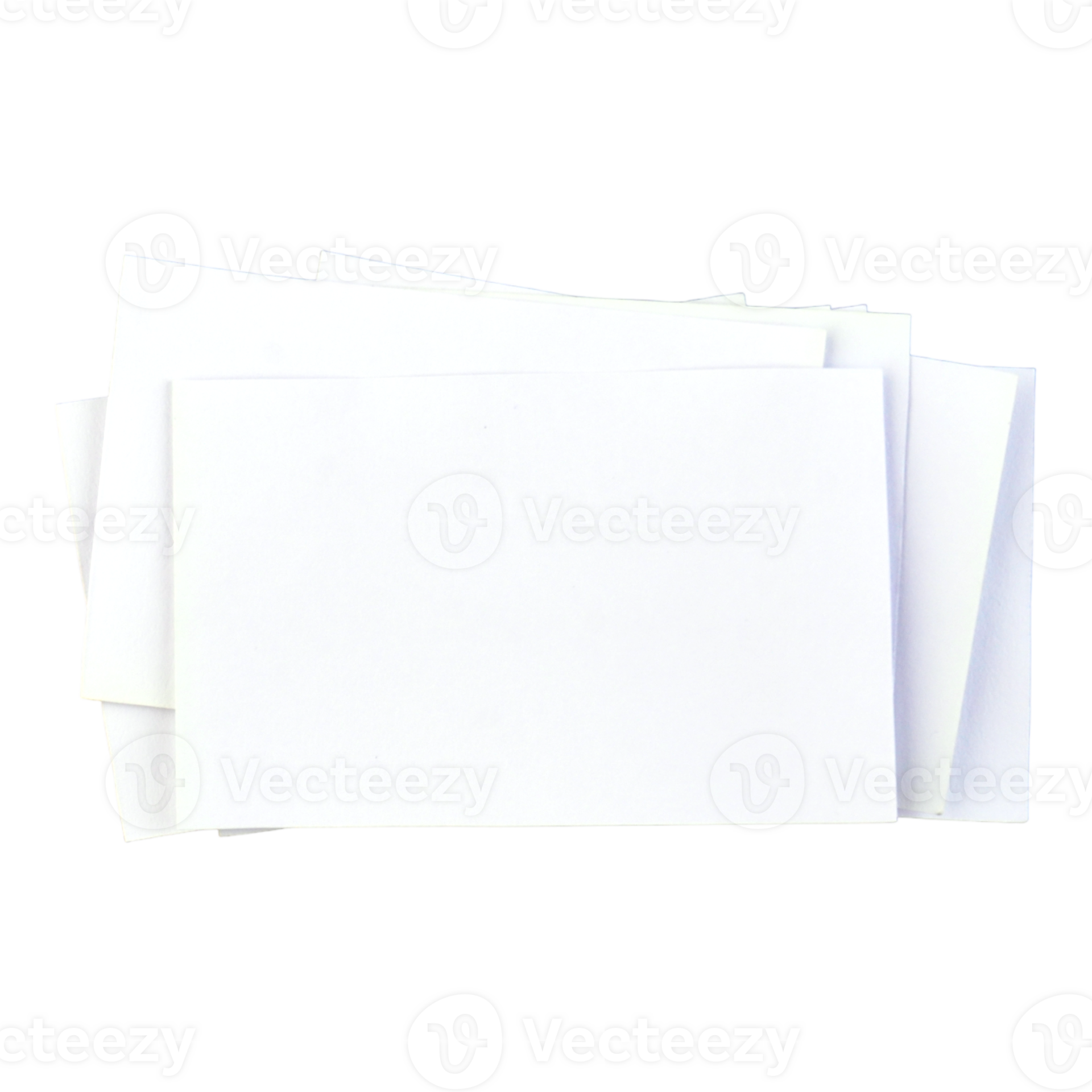 Blank Paper Card Cutout 25351724 PNG