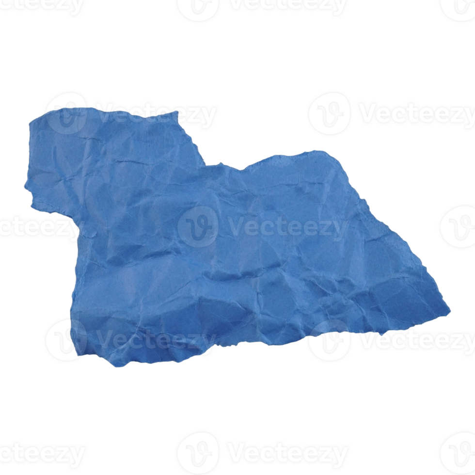 Abstract Ripped Crumpled Blue Paper png