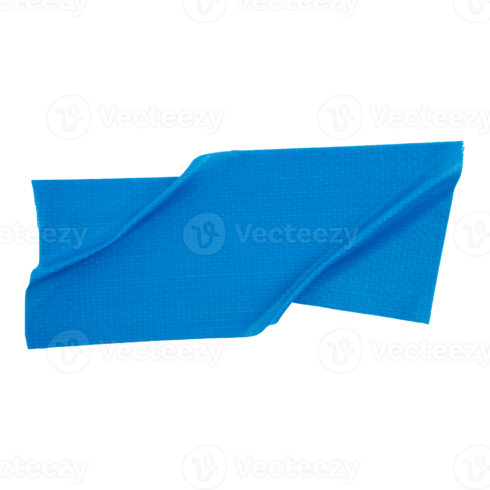 Layered Wrinkled Blue Duct Tape png