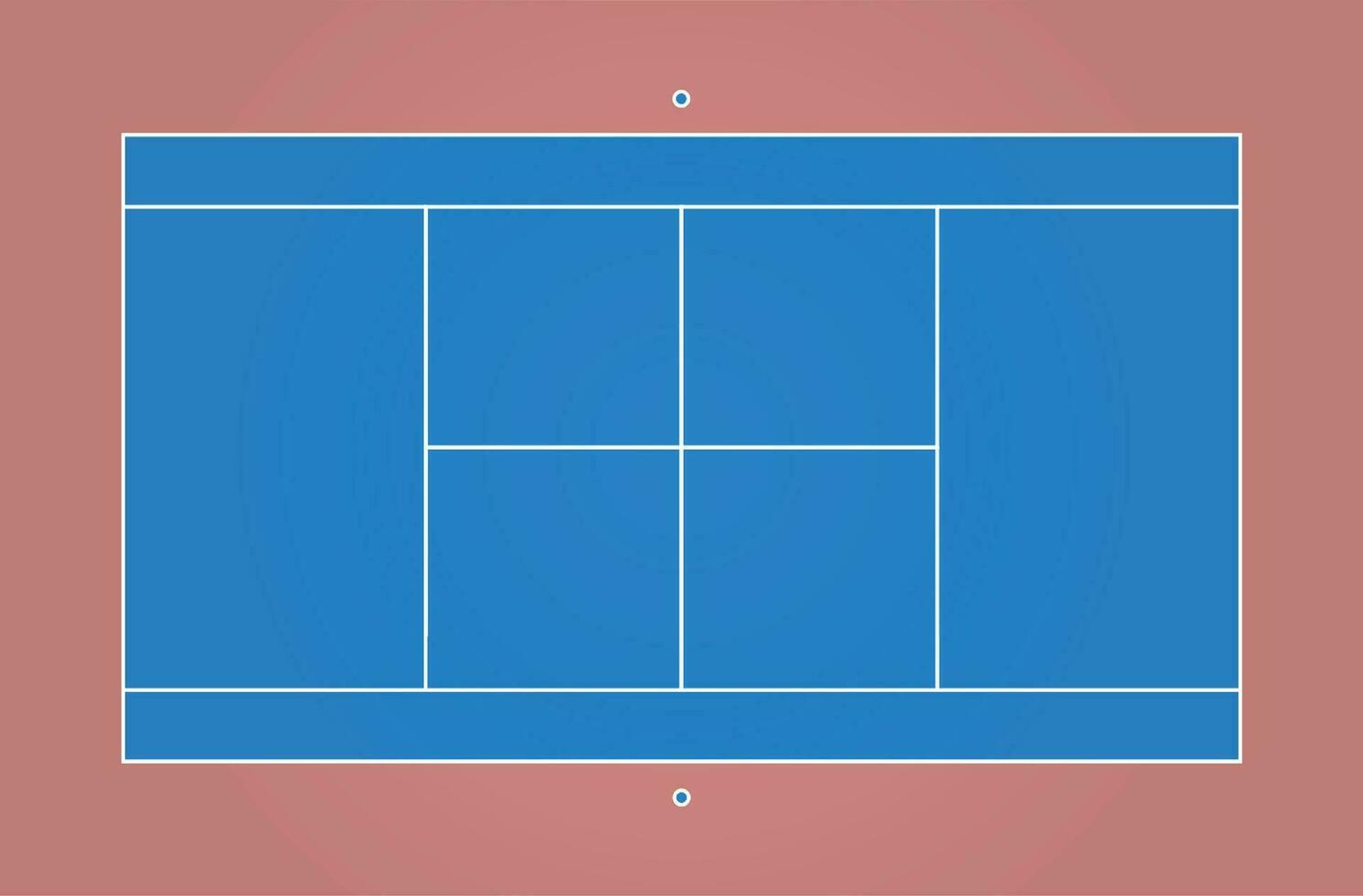 Tennis court graphic design, perfect for education or examples. vector