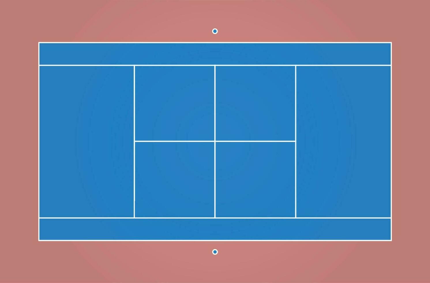 Tennis court graphic design, perfect for education or examples. vector