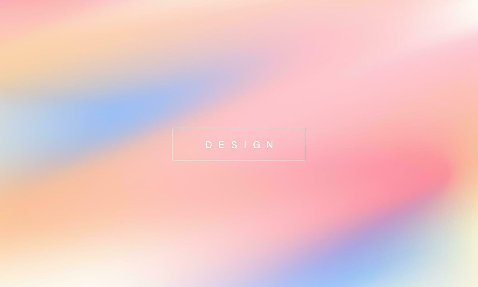 Holographic gradient pastel modern background. blue, pink ,yellow and orange colors for deign concepts, wallpapers, web, presentations and prints. vector design.