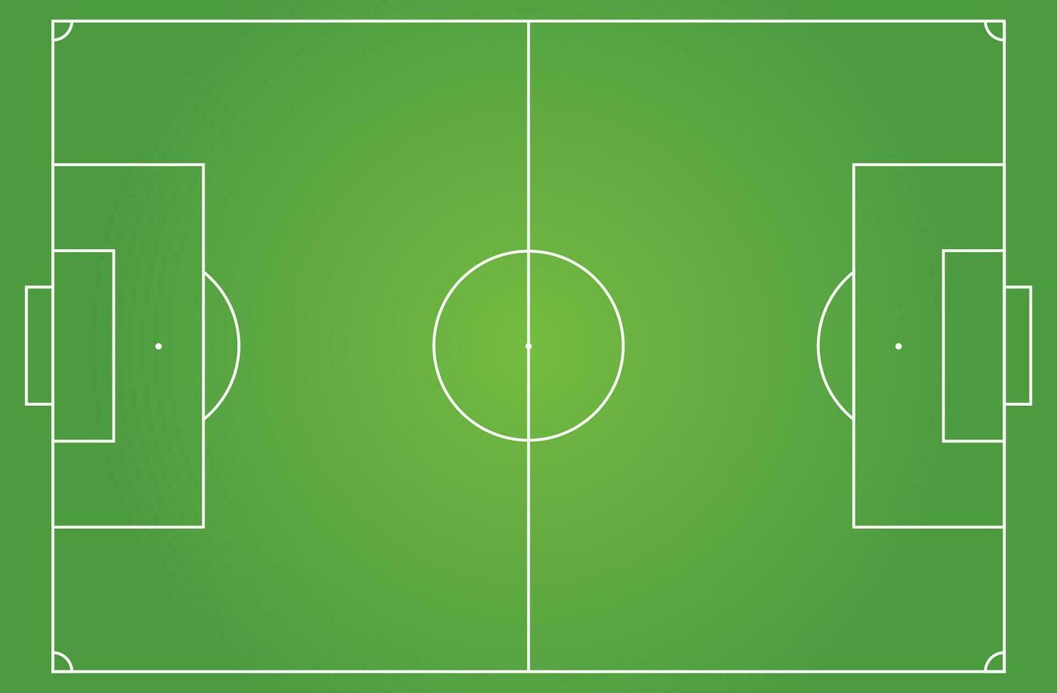 Football field graphic design with green grass effect, perfect for education or examples. vector