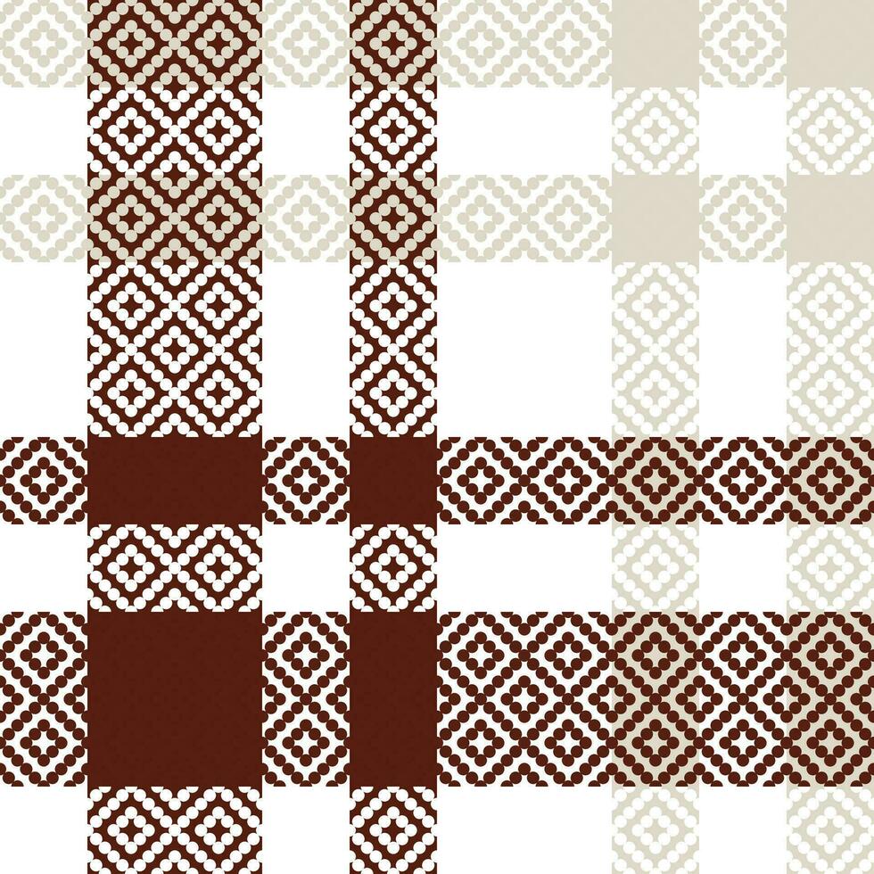 Tartan Plaid Vector Seamless Pattern. Traditional Scottish Checkered Background. Seamless Tartan Illustration Vector Set for Scarf, Blanket, Other Modern Spring Summer Autumn Winter Holiday Fabric