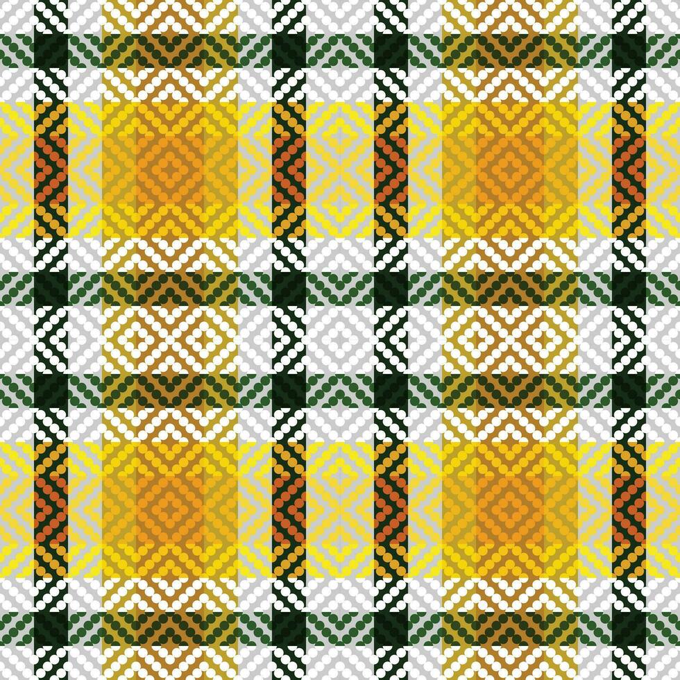 Tartan Plaid Seamless Pattern. Checkerboard Pattern. Template for Design Ornament. Seamless Fabric Texture. Vector Illustration