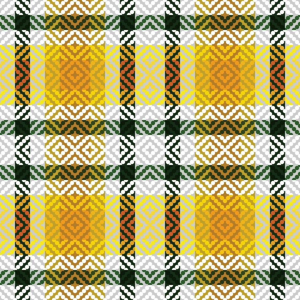 Tartan Plaid Seamless Pattern. Checkerboard Pattern. Template for Design Ornament. Seamless Fabric Texture. Vector Illustration