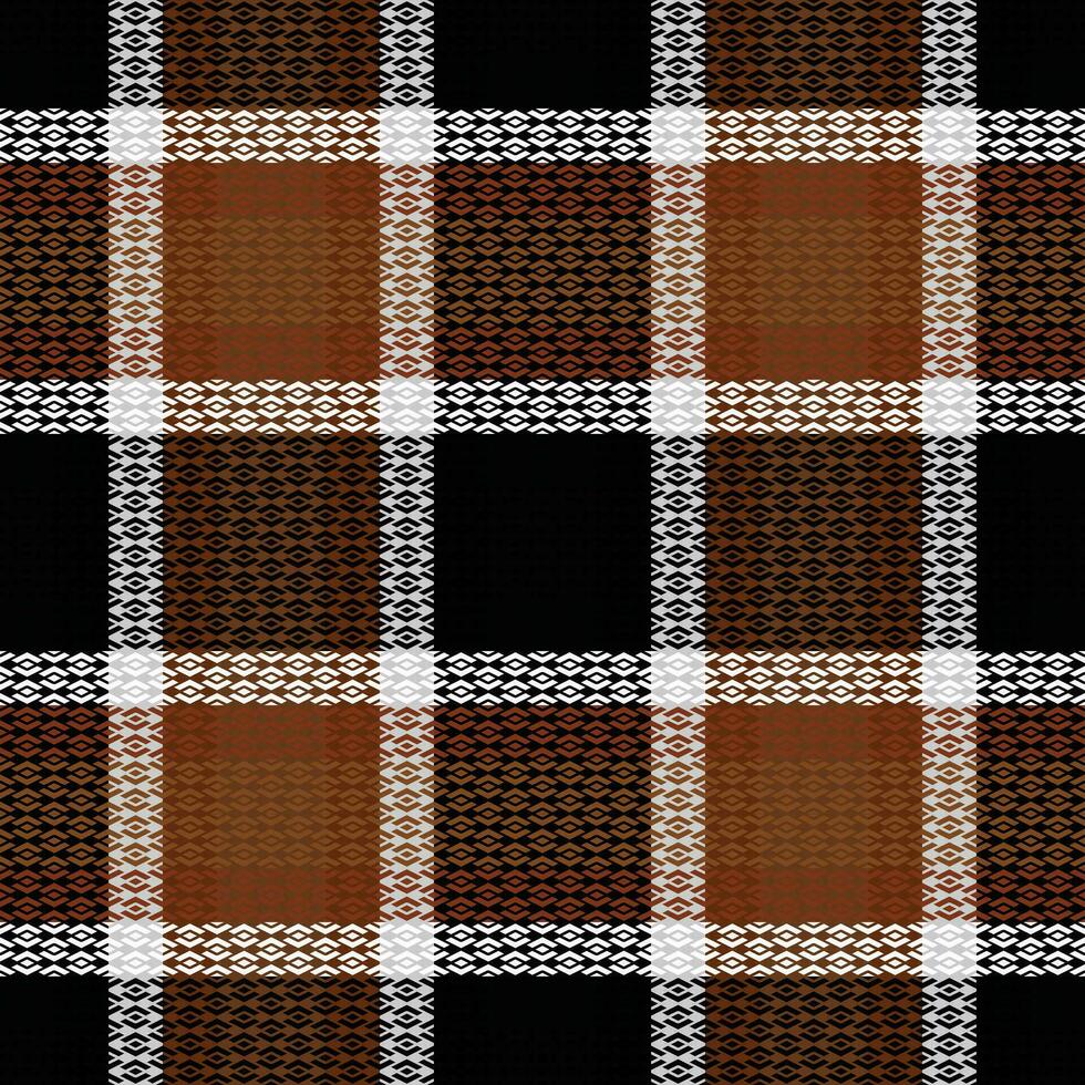 Tartan Plaid Vector Seamless Pattern. Tartan Seamless Pattern. Traditional Scottish Woven Fabric. Lumberjack Shirt Flannel Textile. Pattern Tile Swatch Included.