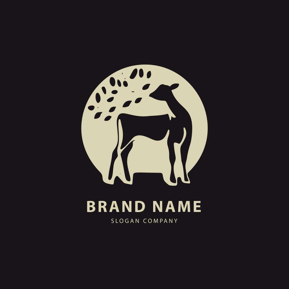 Bull logo. Premium logo for steakhouse, steakhouse or butchery. vector