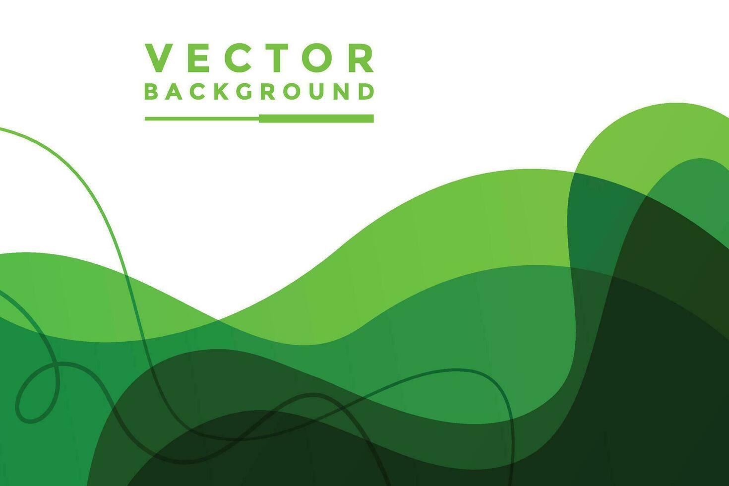 Green background vector illustration lighting effect graphic for text and message board design infographic.