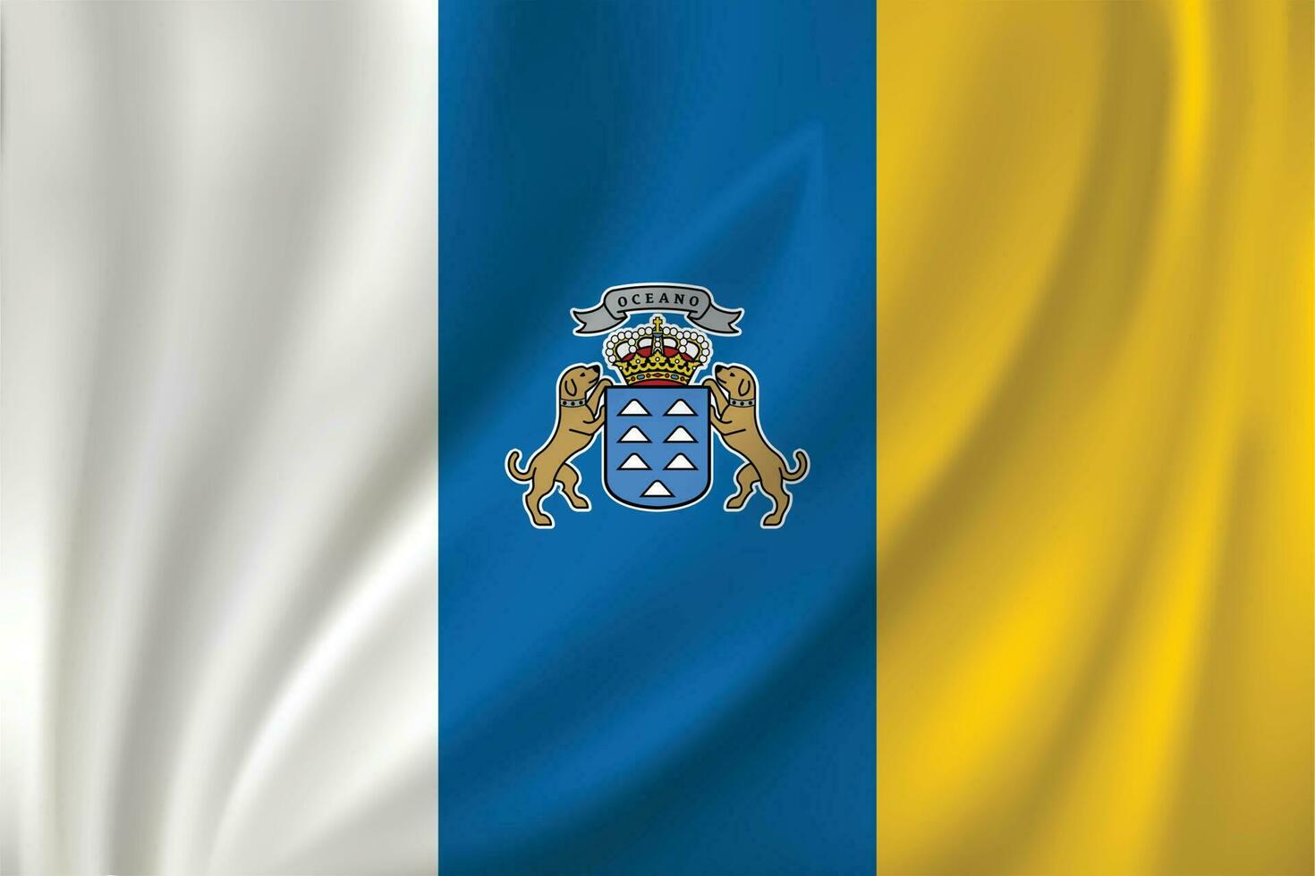 флаг канарских островов