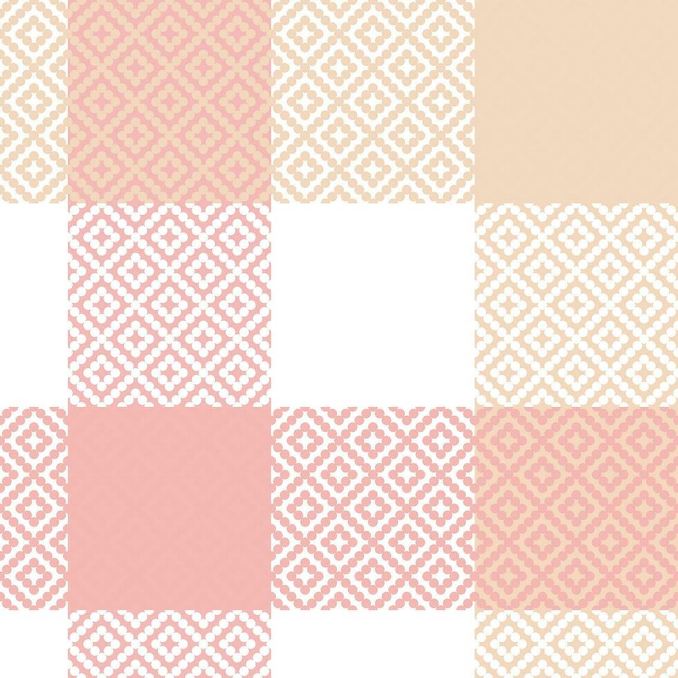 Tartan Plaid Vector Seamless Pattern. Gingham Patterns. Template for Design Ornament. Seamless Fabric Texture.