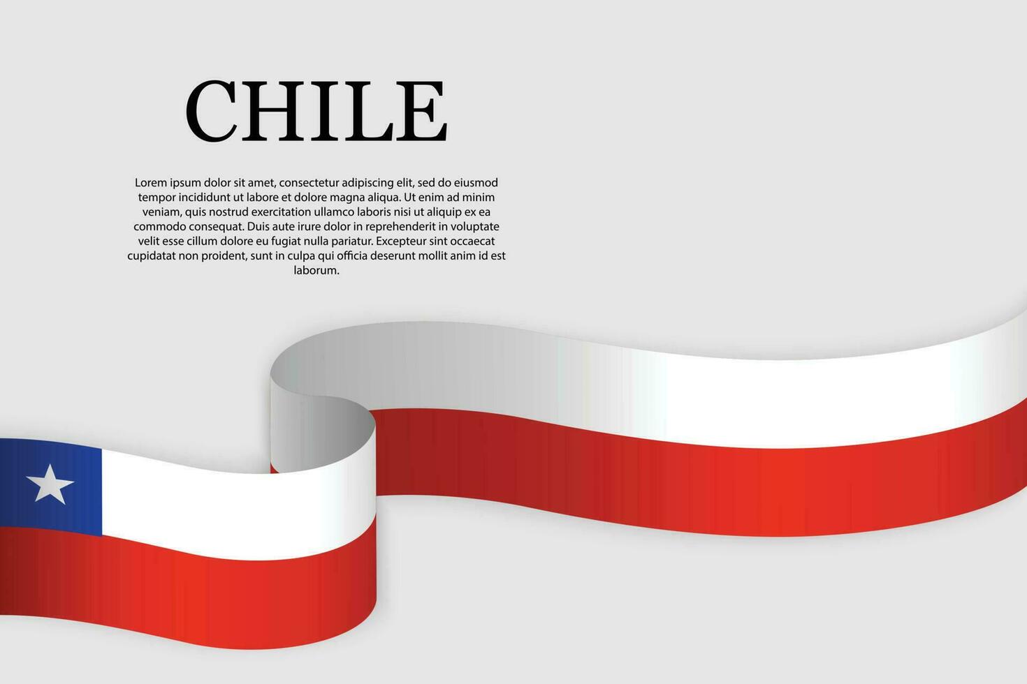 Vector Ribbon flag