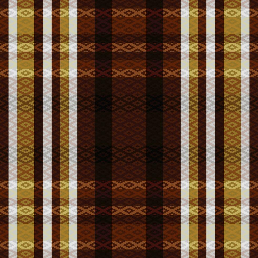 Plaid Pattern Seamless. Traditional Scottish Checkered Background. Template for Design Ornament. Seamless Fabric Texture. vector