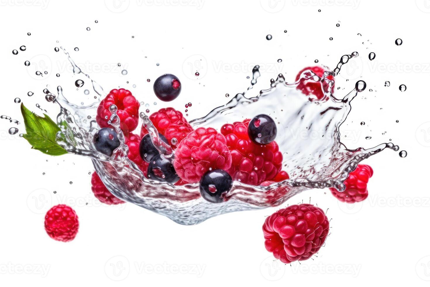 stock photo of water splash flying through the air food photography