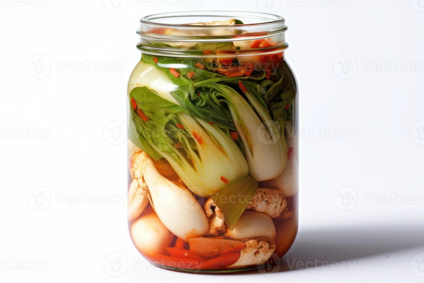 valores foto de kimchi es un tradicional coreano banchan consistente de salado y fermentado vegetales comida fotografía generativo ai