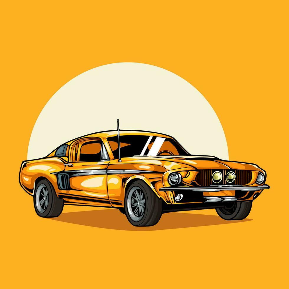 THE MOST WANTED ANTIQUE CARS vector