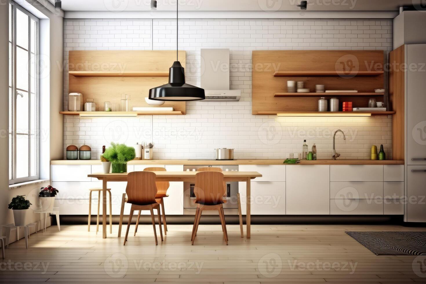 stock photo of inside kitchen