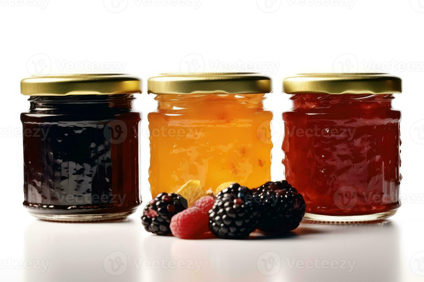 fruits jam in the kitchen table professional food photography AI Generated photo