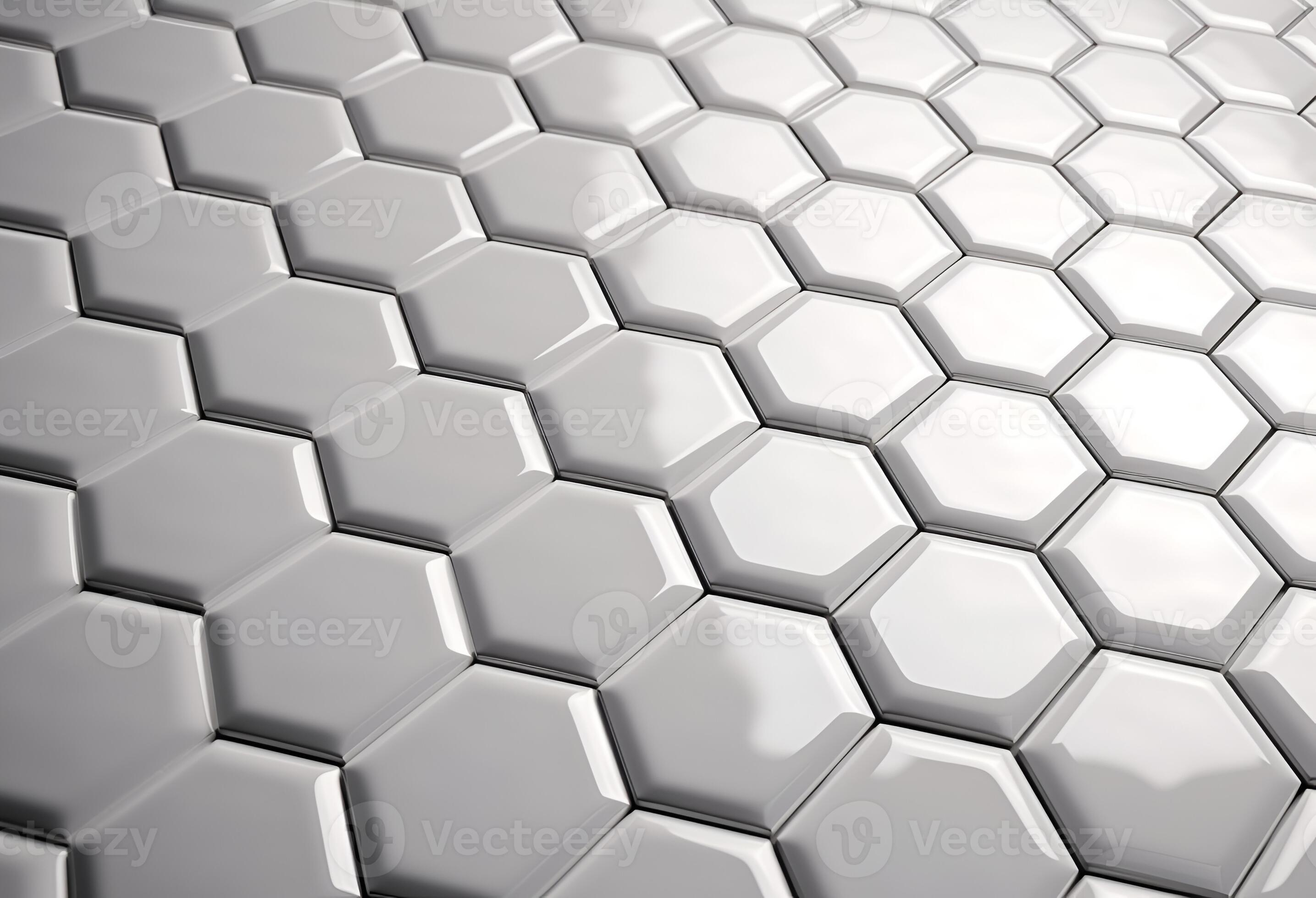 3d illustration of hexagonal parametric pattern. 25358318 Stock Photo ...