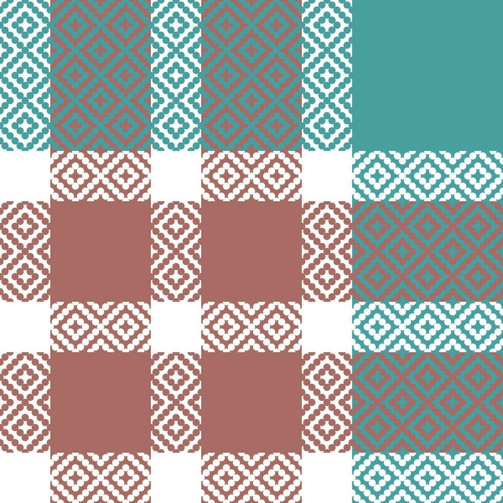 Tartan Seamless Pattern. Checkerboard Pattern Flannel Shirt Tartan Patterns. Trendy Tiles for Wallpapers. vector