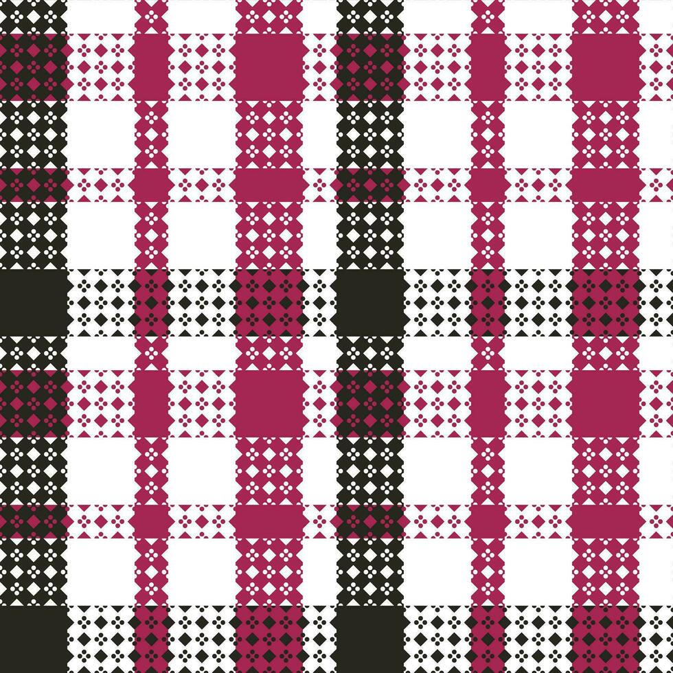 Tartan Plaid Vector Seamless Pattern. Checkerboard Pattern. for Scarf, Dress, Skirt, Other Modern Spring Autumn Winter Fashion Textile Design.