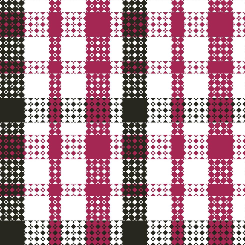 Tartan Plaid Vector Seamless Pattern. Checkerboard Pattern. for Scarf, Dress, Skirt, Other Modern Spring Autumn Winter Fashion Textile Design.