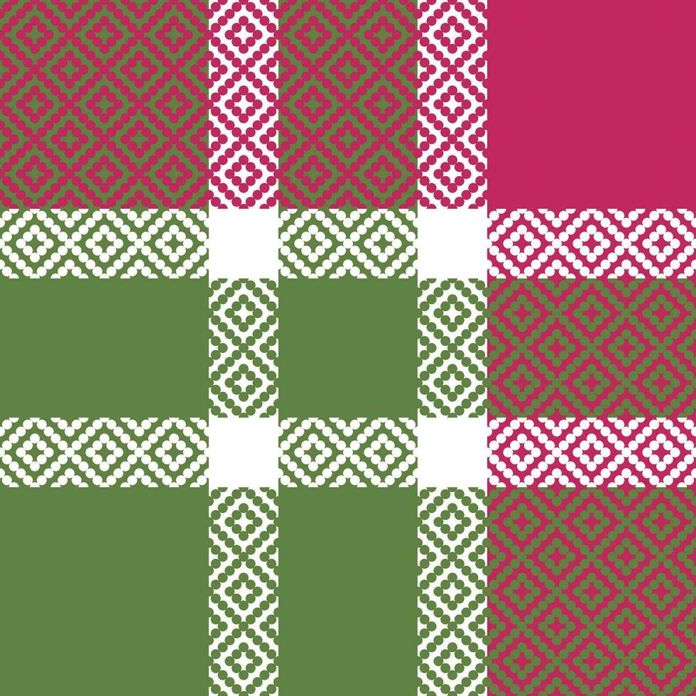 Scottish Tartan Pattern. Traditional Scottish Checkered Background. Traditional Scottish Woven Fabric. Lumberjack Shirt Flannel Textile. Pattern Tile Swatch Included. vector