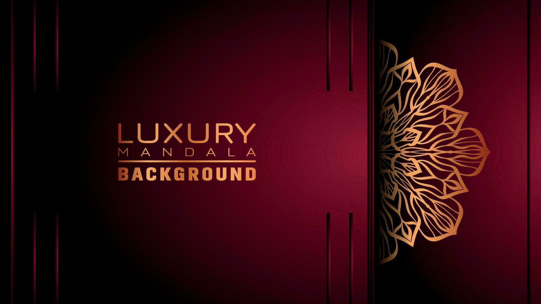 Luxury mandala background ornamental, arabesque style With Golden Arabesque Pattern Style. Decorative Mandala Ornament For Print, Brochure, Banner, Cover, Poster, Invitation Card vector