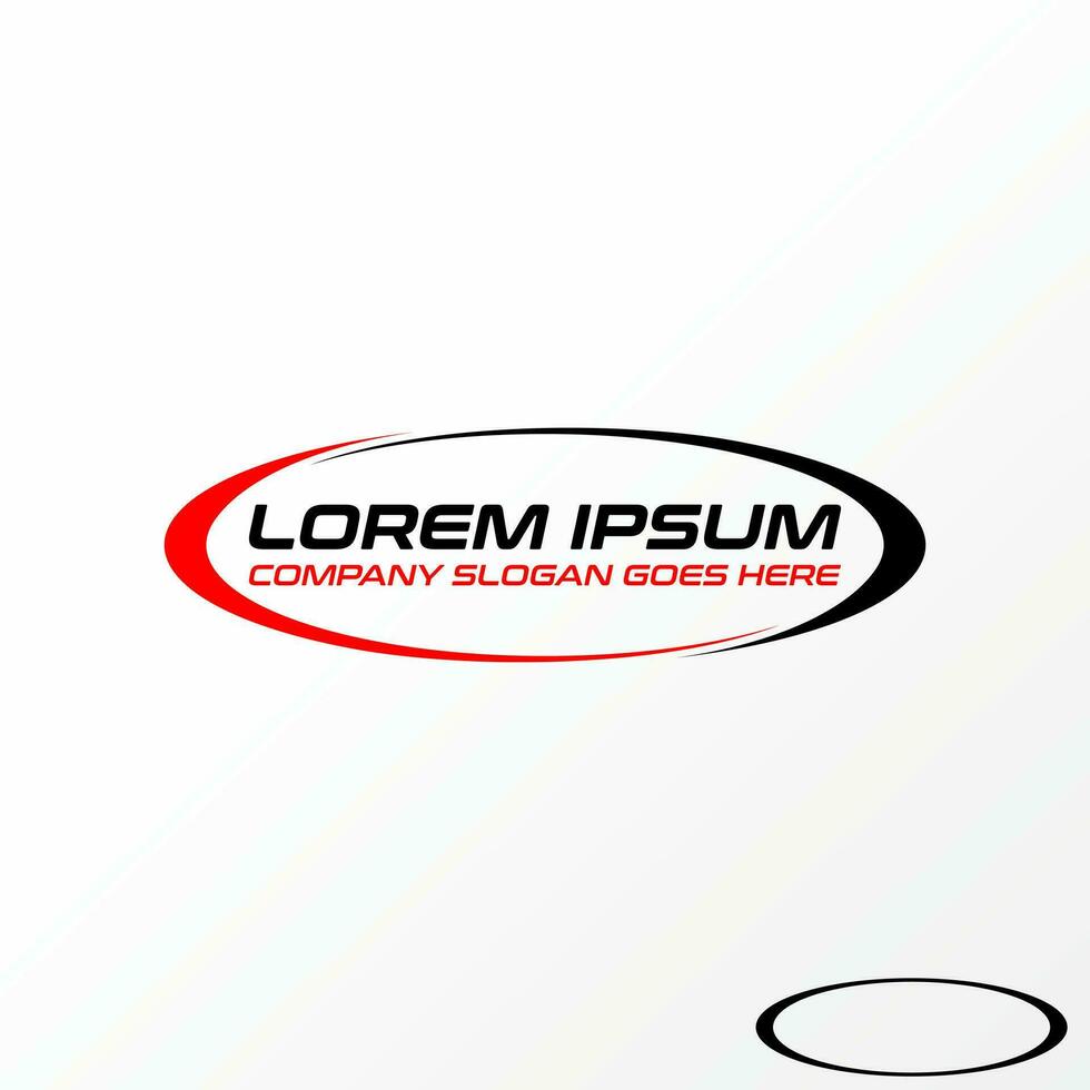 Logo design graphic concept creative abstract premium free vector stock simple cutting ellipse emblem template. Related to initial around unique sign