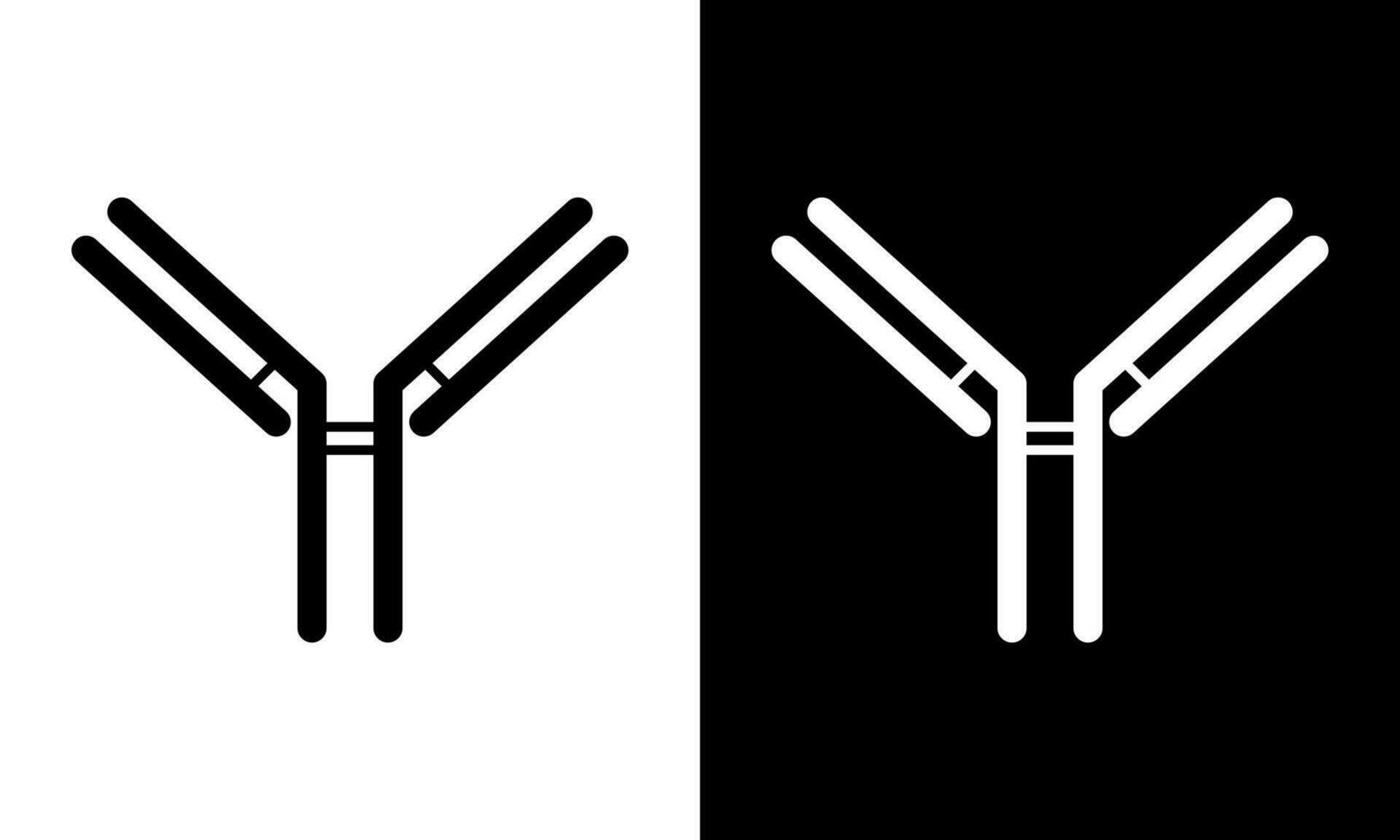 IgG1 Antibody immunoglobulin. Many biotech drugs are antibodies vector illustrations.