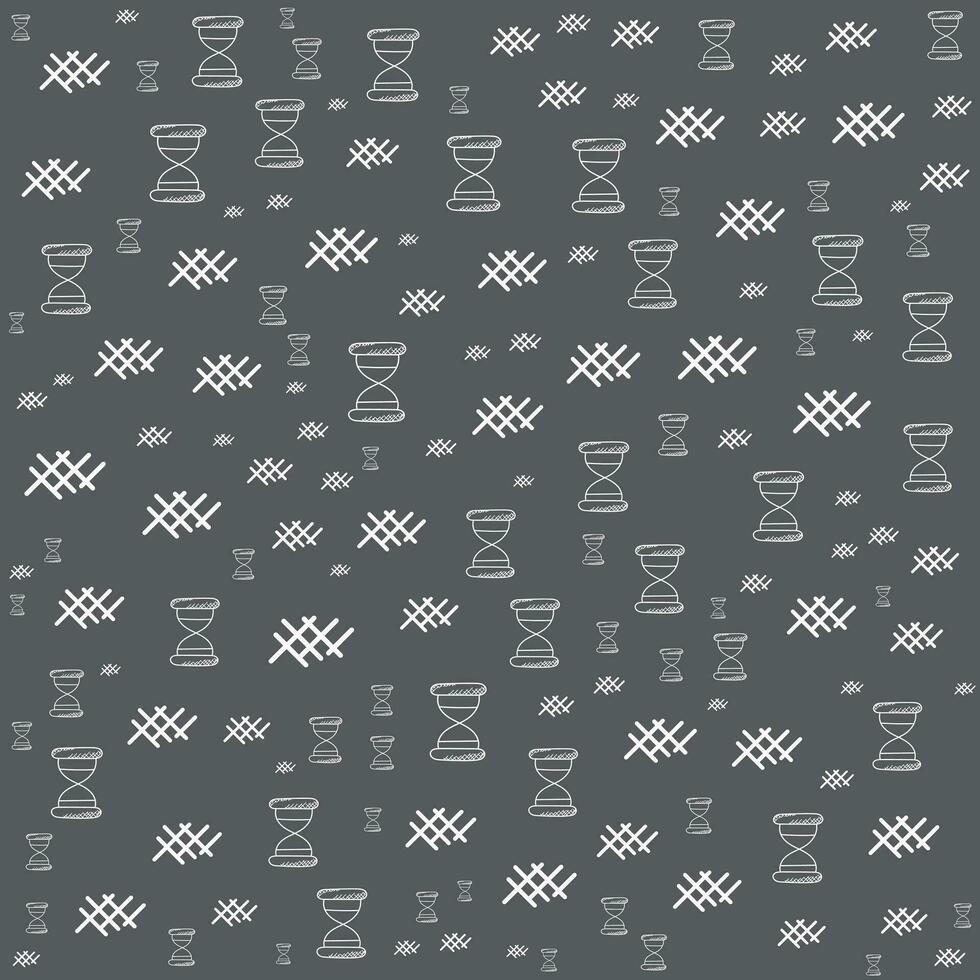 Seamless pattern with the image of the coffee mugs. vector