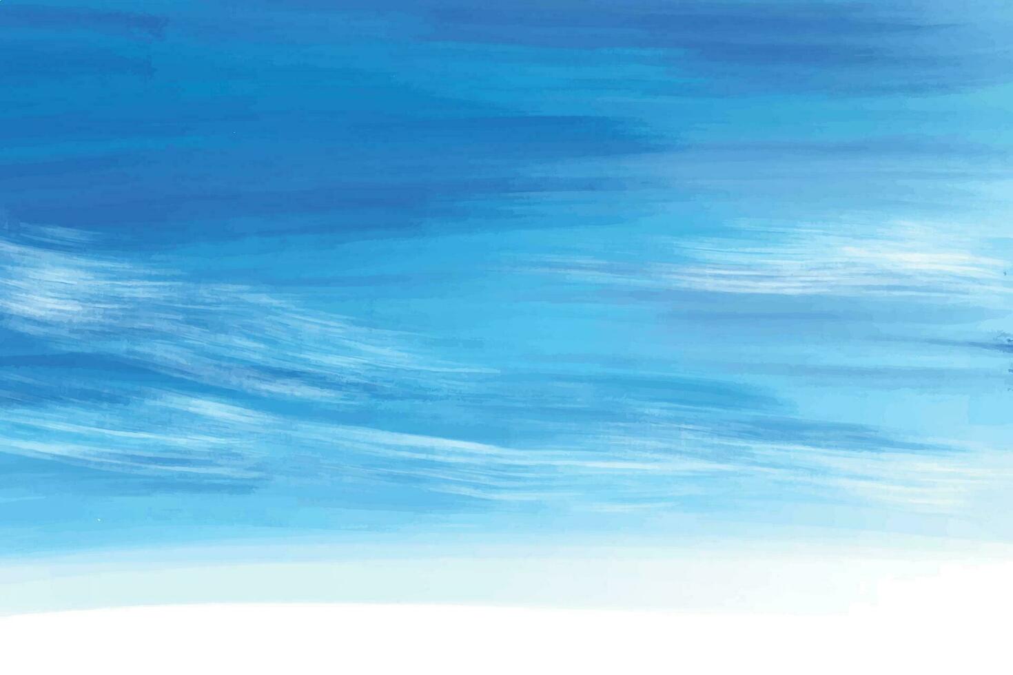 Realistic blue sky background vector