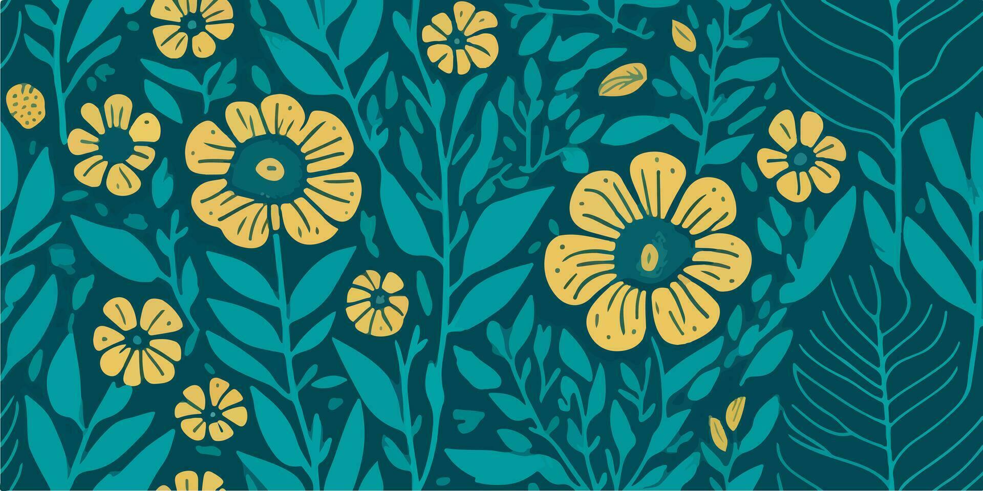 Paradise Blooms, Embracing the Beauty of Tropical Marigold Designs vector
