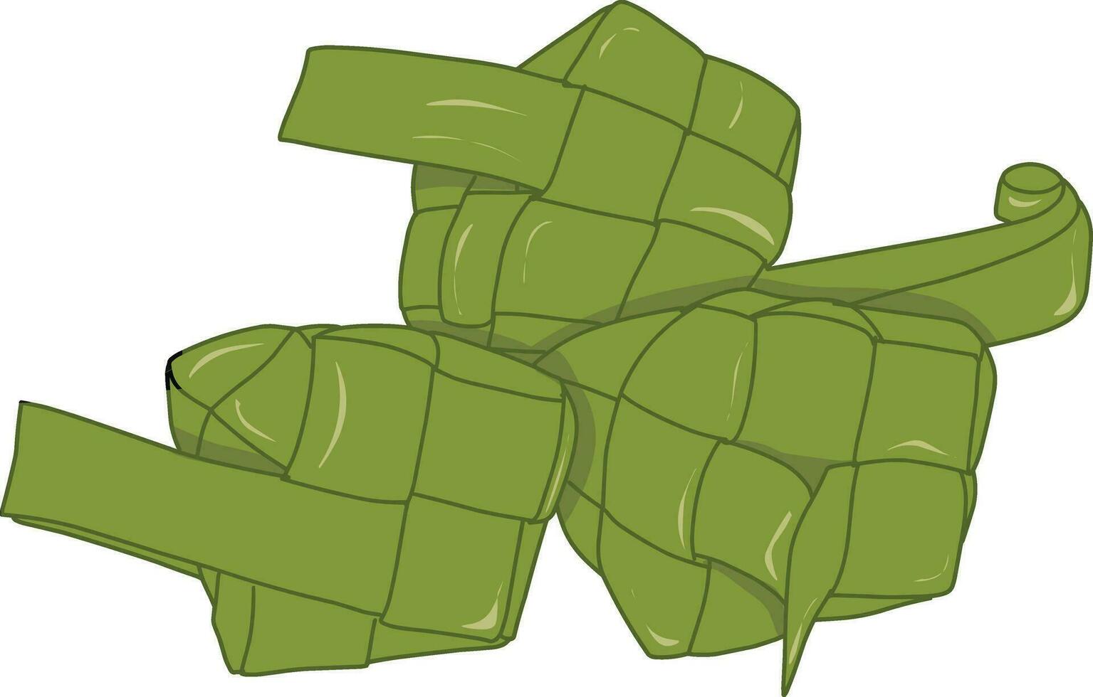 Illustration of Ketupat Lebaran vector