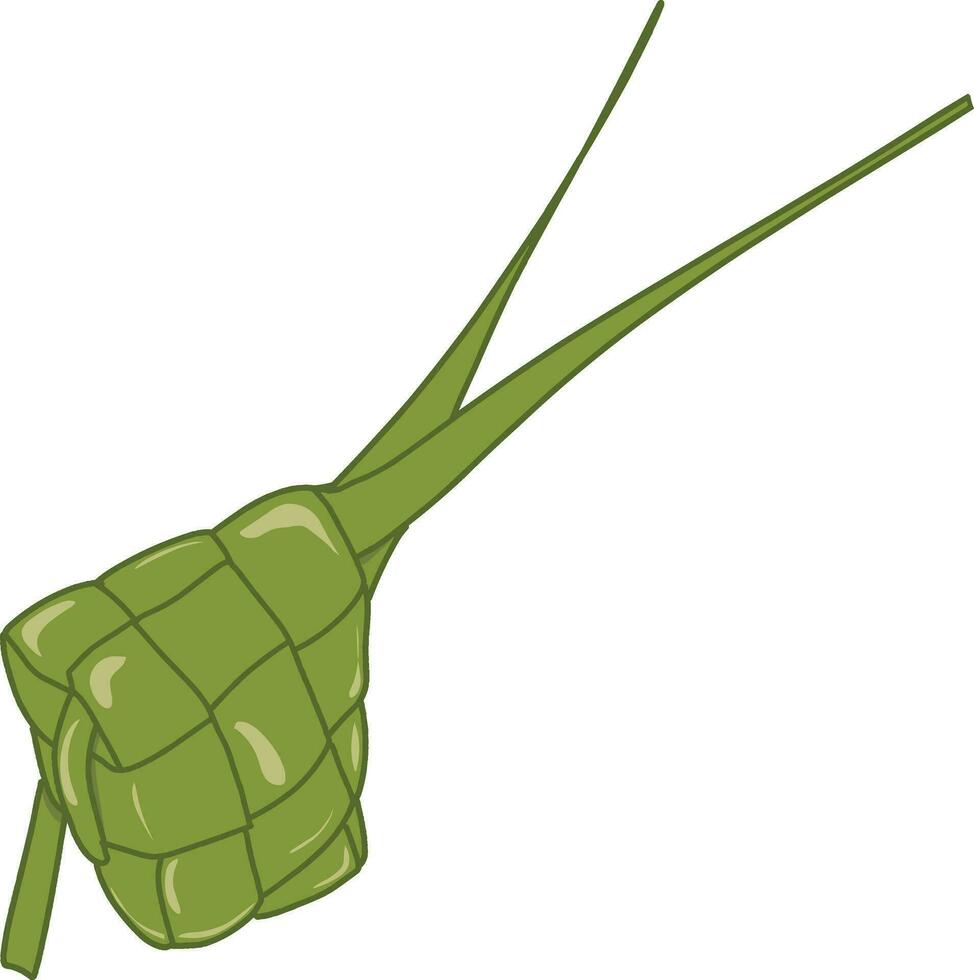 an Illustration of Ketupat Lebaran vector