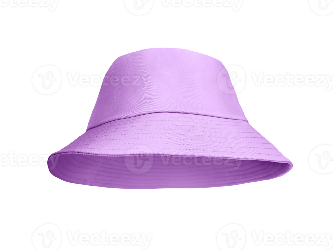 purple bucket hat isolated PNG transparent